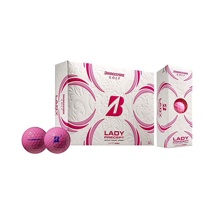 Bridgestone Lady Precept Optic Golf Ball (Pink)