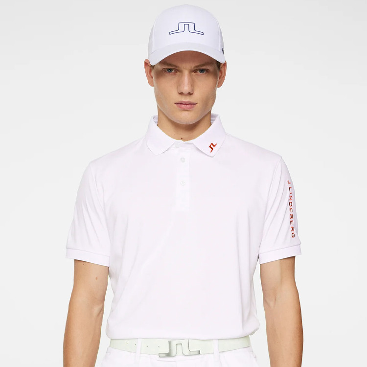 J.Lindeberg Tour Tech Men's Polo (0000 White)