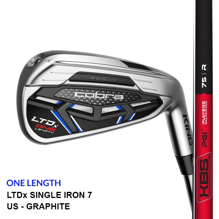 Cobra LTDx One Length Single Iron 7 - US - Graphite